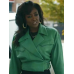Power Book III Raising Kanan Raquel Thomas Green Jacket Power Book III Raising Kanan Raquel Thomas Green Jacket